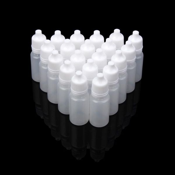 

storage bottles & jars 25ml empty plastic squeezable dropper childproof oil lotion eye liquid refillable bottle