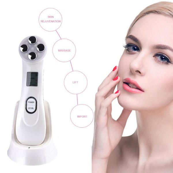 

electric massagers rf ems skin rejuvenation face lifting massager led wrinkle remover device compress wrinkles