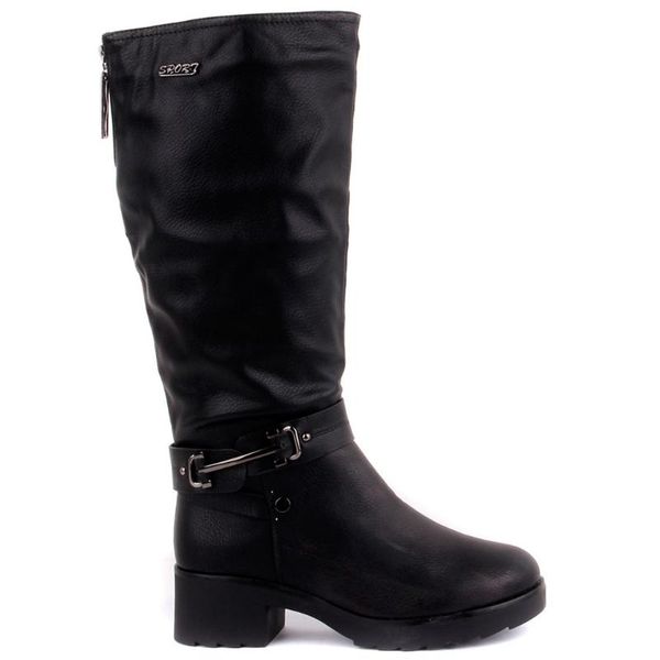 

boots guja-black zipper women