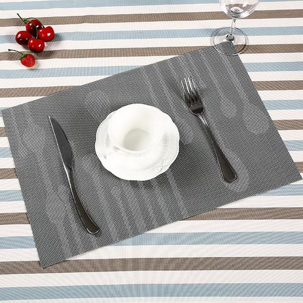 

table runner european pvc western food mat anti-scalding insulation pad non-slip waterproof bowl dining cloth household