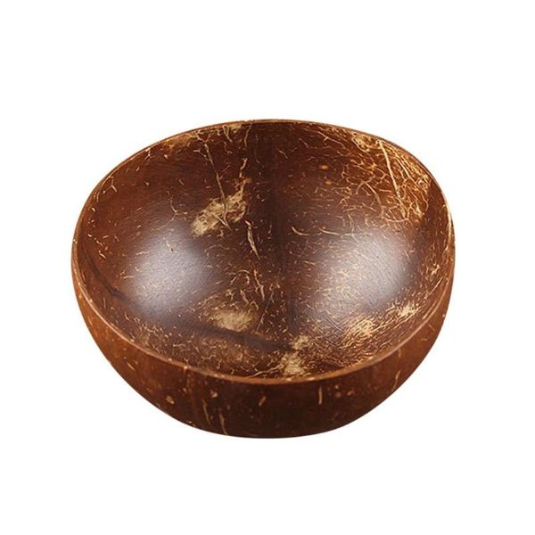 

bowls creative natural coconut bowl handmade wooden tableware kitchen dessert fruit salad mixing rice home dinnerware crafts