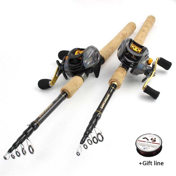 

boat fishing rods 2.1m 2.7 reel rod combs high speed 7.2:1 and ultra light telescope carbon initiating