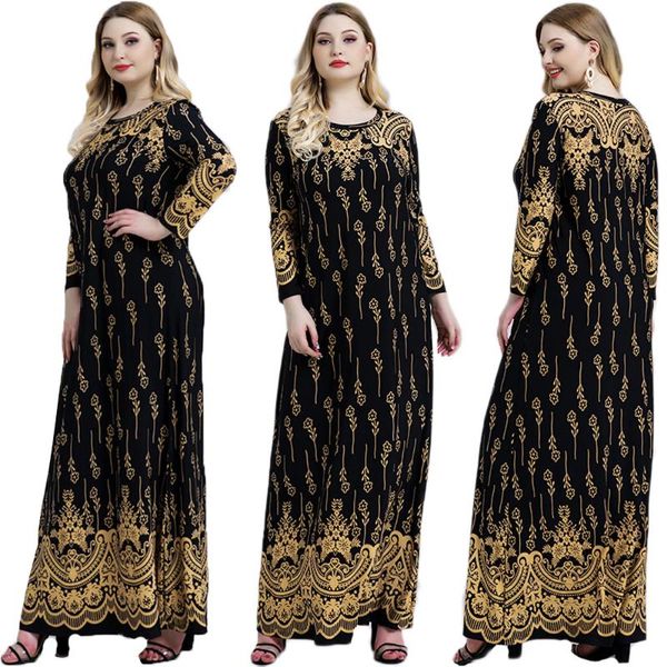 

ethnic clothing arab jilbab muslim women long dress printed vintage party maxi robe dubai middle east kaftan gown ramadan islamic abaya turk, Red