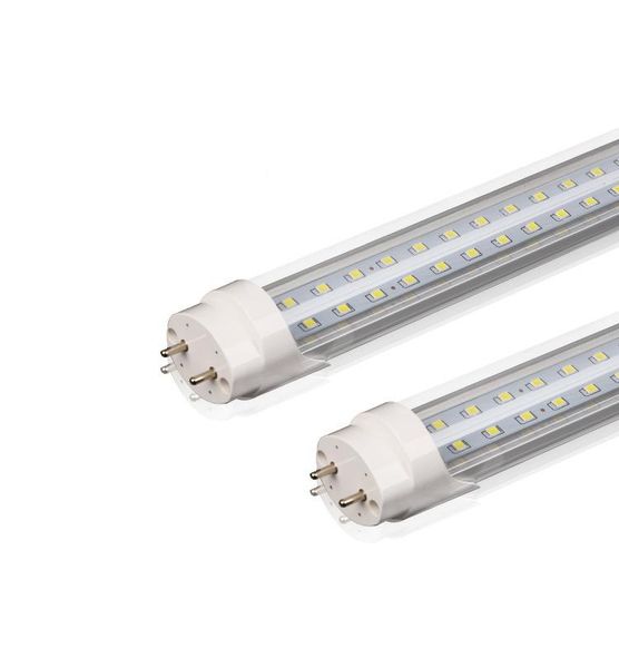 

bulbs 30pcs led light 120cm t8 tube lamp v shape u fluorescent 4ft double line 1200mm 36w energy saving