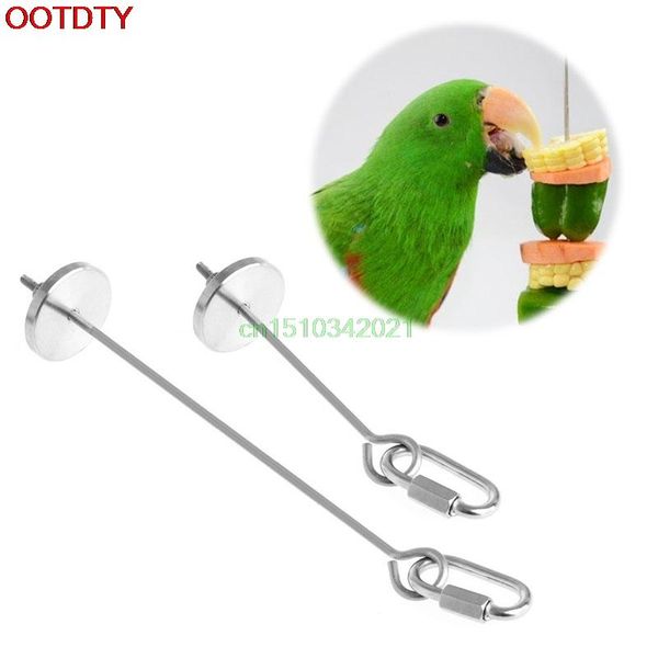 

other bird supplies stick parrot cage skewer spear fruit holder toy stainless steel