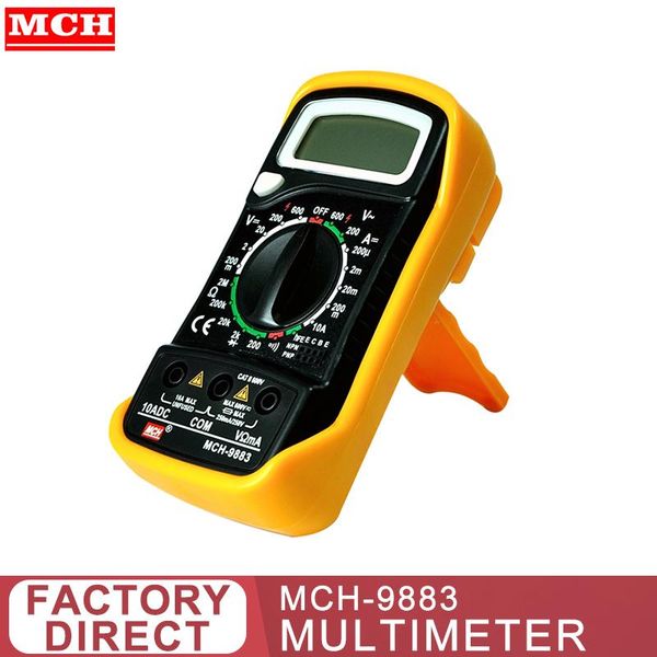 

multimeters high precision mini multimeter dc v600v ac c10a r2m ohm mch-9883