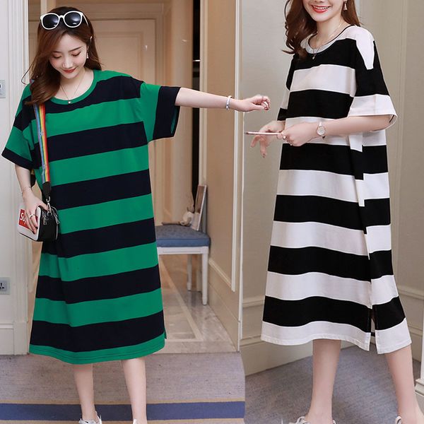 

dress women in motherhood size big single clothes summer badge short fashion ladies clothed occasional ld5 2l46, Black;gray