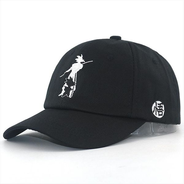 

baseball cap cartoon embroidery hip hop dad hat 100% cotton black sports snapback hats unisex, Blue;gray