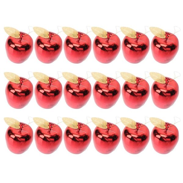 

party decoration 18pcs christmas tree pendant apple decor