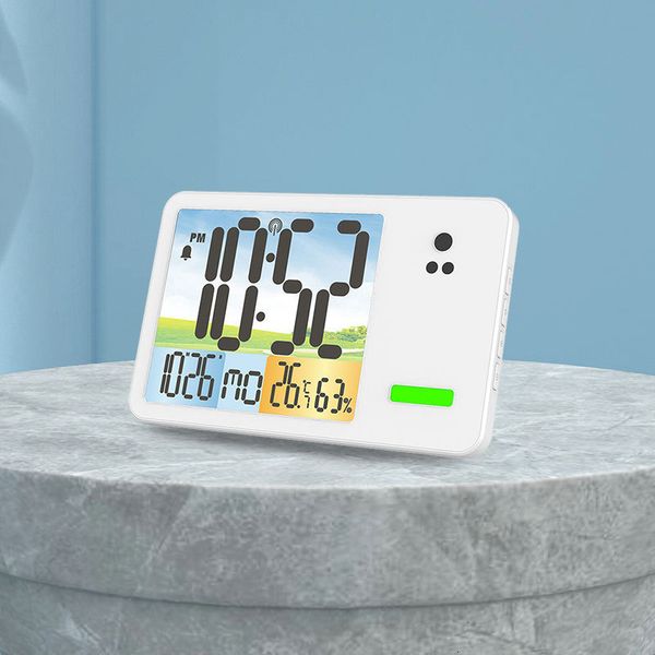 

bedroom color screen lcd simple american multifunctional electronic alarm digital radio clock