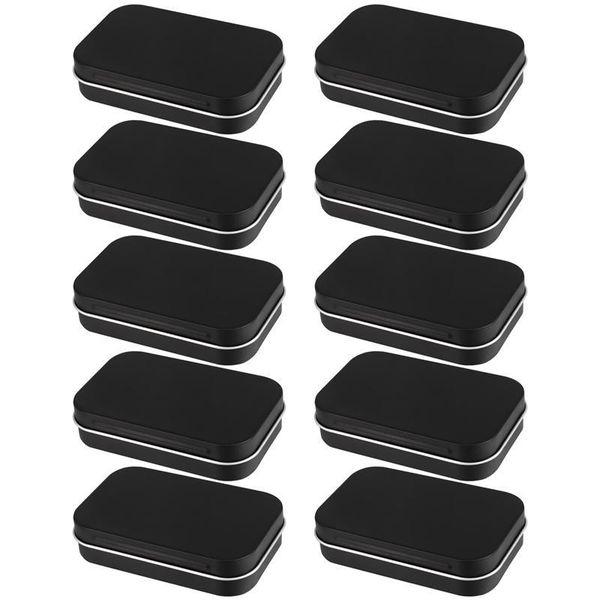 

set 10pcs tinplate storage boxes electronic cigarette throat lozenge bottles & jars