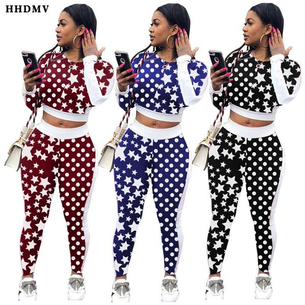 

spring street style sets long sleeve round neck short elastic pants printed two piece women's tracksuits, Gray