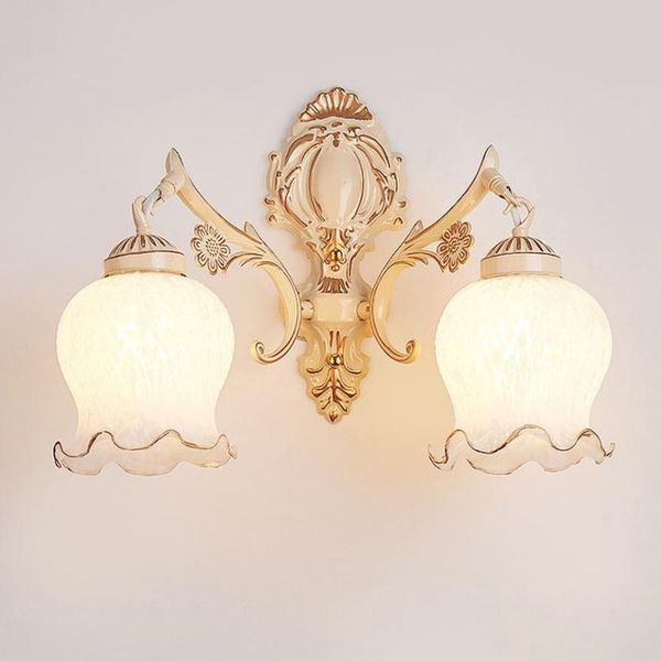 

wall lamp european ac85-265 home decorative lights double head led