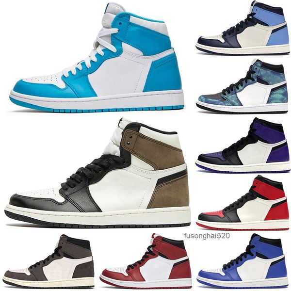 

2022 new men's basketball shoes 1s sports 1 sneakers obsidian game royal 3 shadow pine green dark mocha unc tie dye bred toe chicago tw