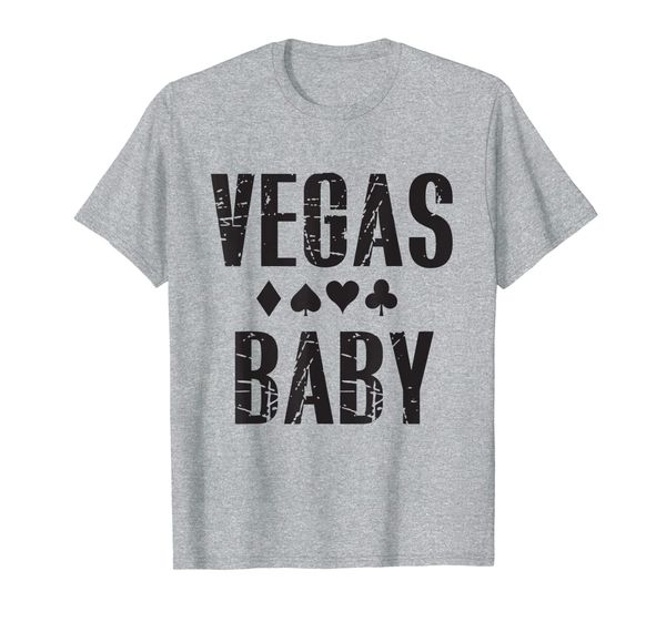 

las vegas baby - novelty souvenir vacation t shirt, White;black