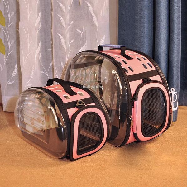 

cat carriers,crates & houses bag portable pet products backpack space one-shoulder breathable cage accessories