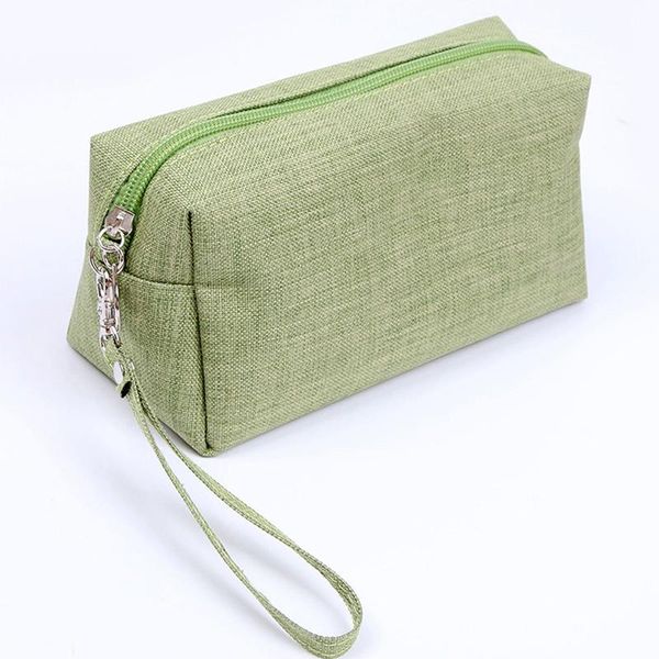 

fashion storage cosmetic bags portable waterproof solid color hand bag pouch for women men male handbags & cases