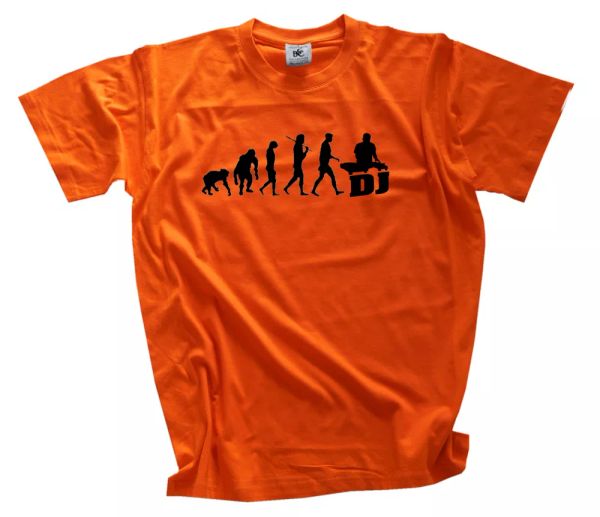 

standard ediciÃ³n dj evolution deejay djane disco camiseta s-xxxl, White;black