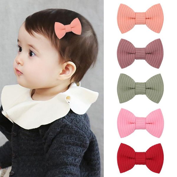 

hair accessories cute little girl bow fashion simple and versatile hairpins women girls ladies sweet, Slivery;white