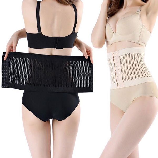 

fitness belt body shaper waist trainer trimmer corset cincher wrap workout shapewear slimming plus size women's shapers, Black;white