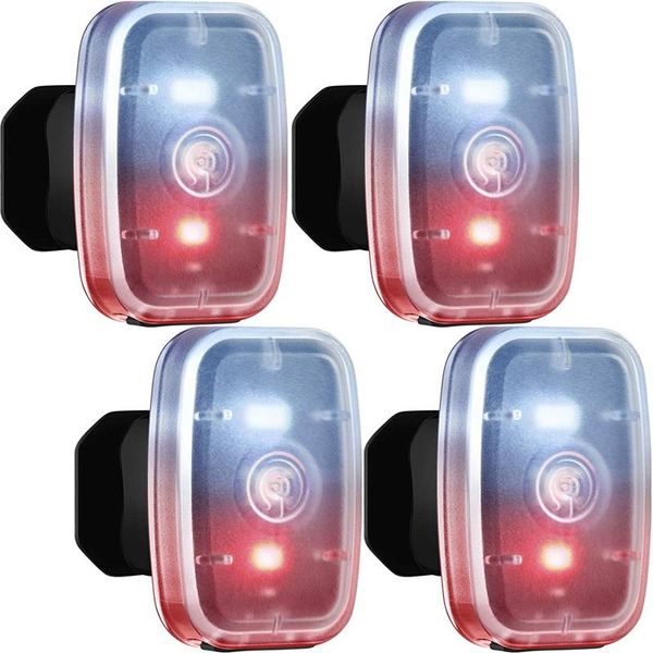 

4pcs bicycle light rechargeable led usb bike tail warning for mtb road lights