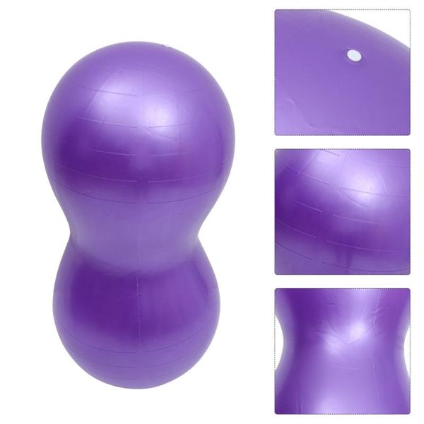 

fitness balls 1 set pvc yoga peanut with inflator thicken