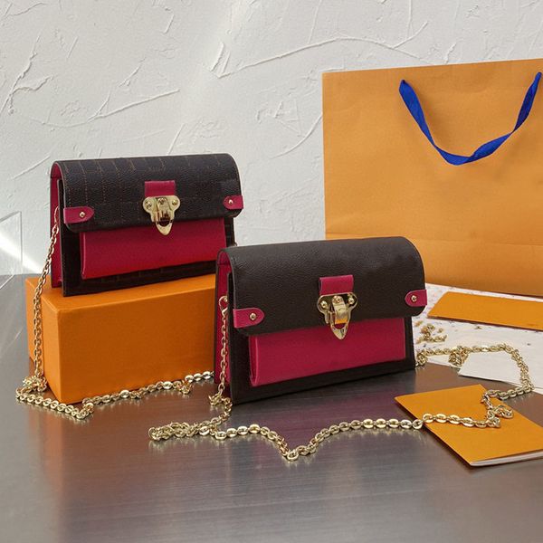 

chain wallet letter small bag totes shopping luxury designer brand fashion shoulder handbags ladys phone bags metallic totes vintage cross b