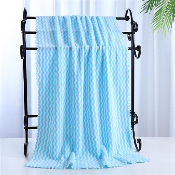 

towel 6 color plus thick velvet gift bath wave design super soft coral fleece hand set beach shower