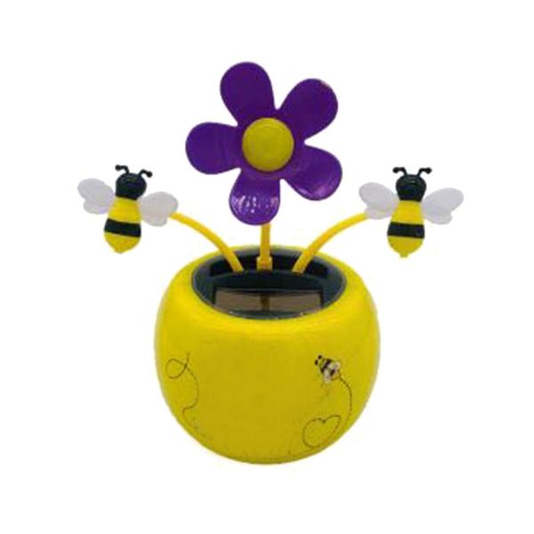 

interior decorations gift automatic auto accessories swinging shaking head dancing flower kids toys solar powered deskcar decoration
