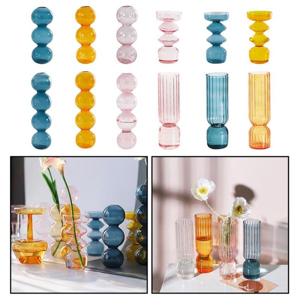 

vases glass bubble vase table terrarium plant container floral pot home decor