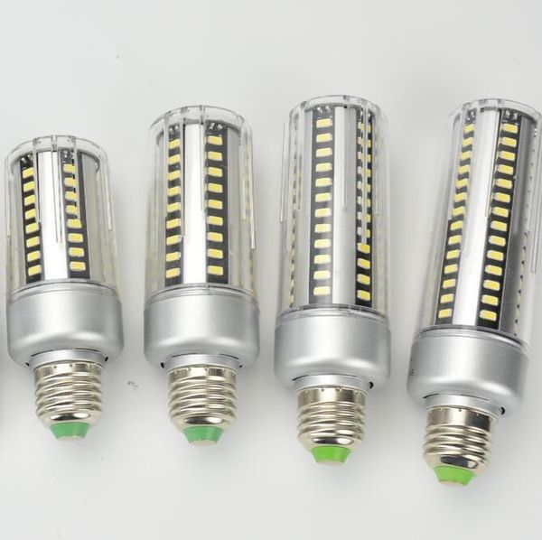 

bulbs led lamp e27 e14 110v 220v bulb light 5w 7w 9w 12w 15w 20w 25w corn no flicker lampada smd 5736 home decorated