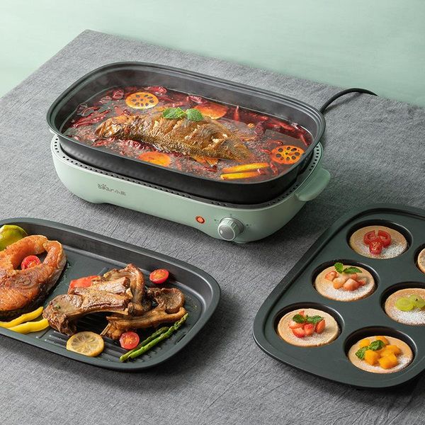 

bear multi-function cooking pot dkl-d12z4 electric oven frying pan skillets