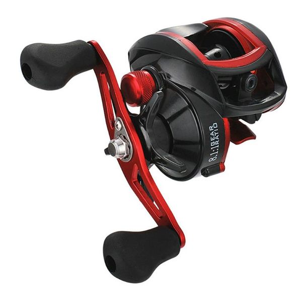 

baitcasting reels portable sealed drag system magnetic brake 8.1:1 stainless steel ball bearings lengthen ergonomic handle cast reel
