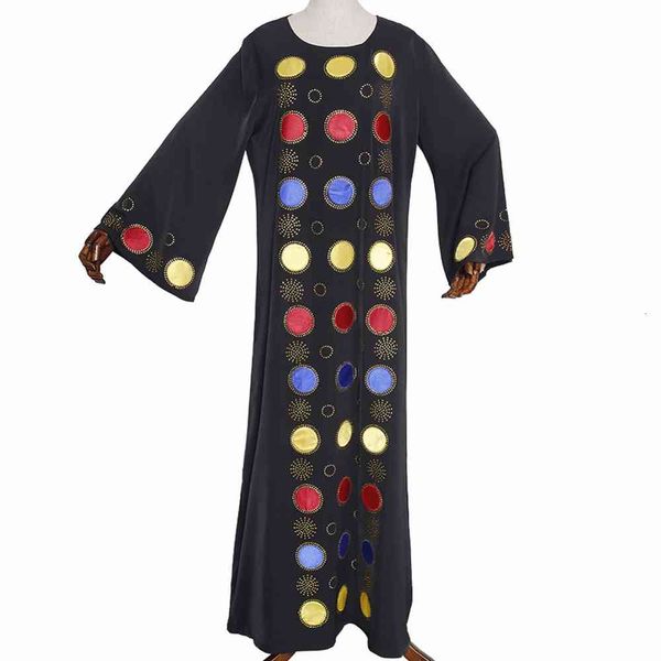 

dresses african dashiki dress beading abaya hijab bat loose muslim bazin design long maxi robe gowns riche lady fairy dreams, Black;gray