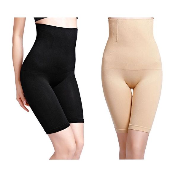 

women's shapers jiayan panties waist trainer body shaper high boxer abdominal pants corset hip underwear oversized lingerie, Black;white