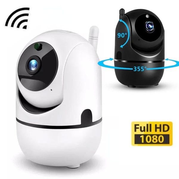 

cameras 1080p hd tuya intelligent auto tracking home security indoor surveillance camera with wifi wireless baby monitor