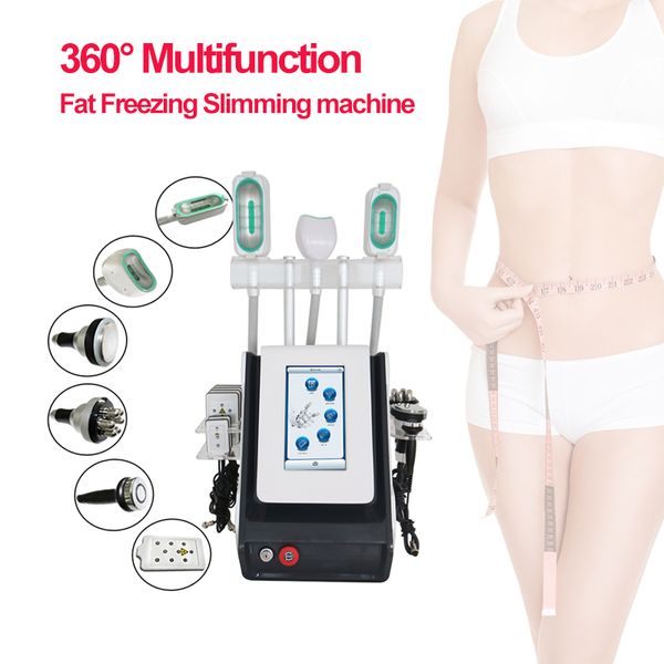 Cryo Fat Freezing Macchina dimagrante 7 Maniglie Criolipolisis Belly Freeze Glutei Sollevamento 360 Crioterapia Vuoto