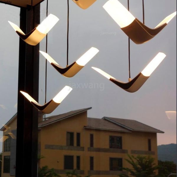

pendant lamps modern geometric art lights nordic line hanging lamp industrial style light home decor kitchen fixture