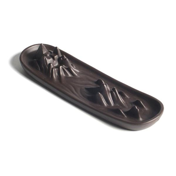 

fragrance lamps backflow incense burner home decor ceramic buddhist waterfall censer coil stick holder