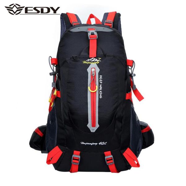 Zaino tattico impermeabile Borsa da trekking Ciclismo Arrampicata Zaino per laptop Borsa da viaggio per uomo Borsa sportiva da donna