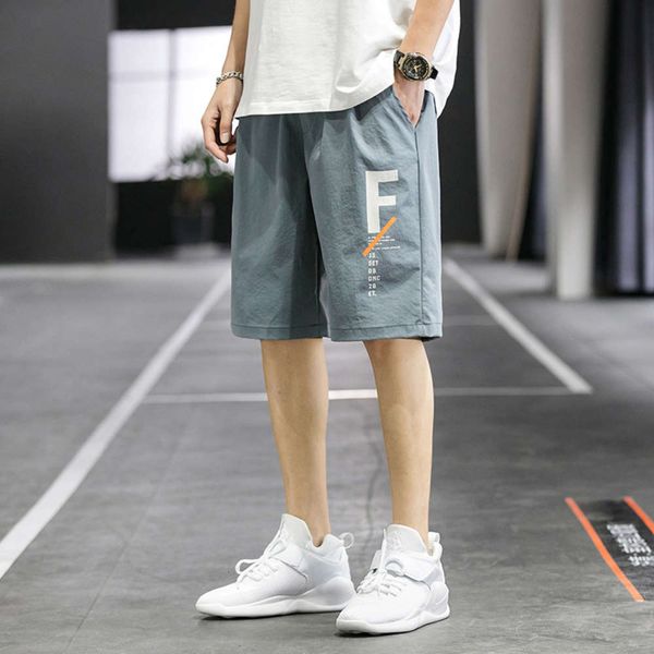 

men's shorts, casual pants, summer men's loose beach pants, White;black