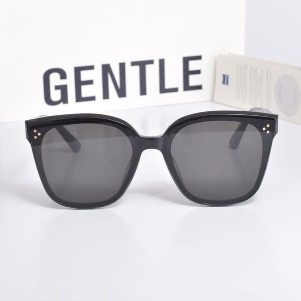 

sunglasses 2021 gentle rick women men oversized square frame sun glasses uv400 lens with package, White;black