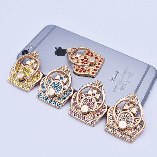 

cell phone mounts & holders mobile ring rack bracket tablet universal dia jewel crown buckle