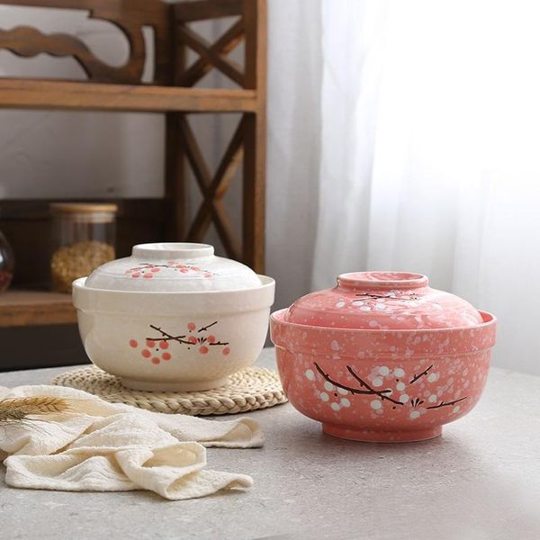 

bowls japanese instant noodles with lid student bowl tableware creative lunch box