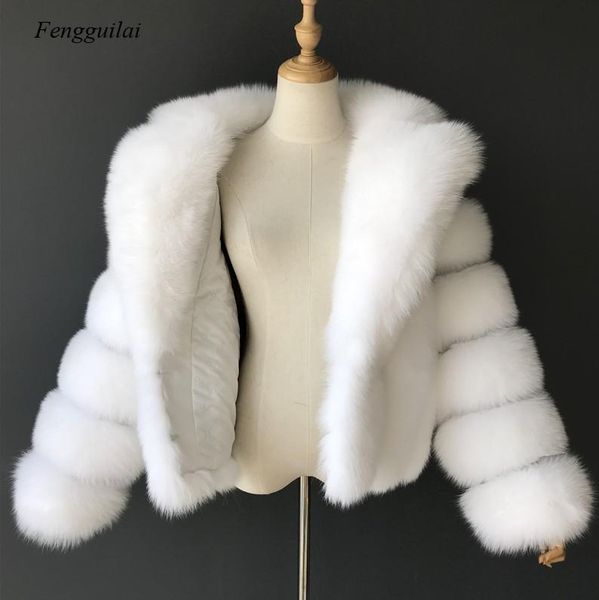 

women's fur & faux women winter long sleeve turn-down collar furry cropped short coats and jackets fluffy coat overcoat, Black