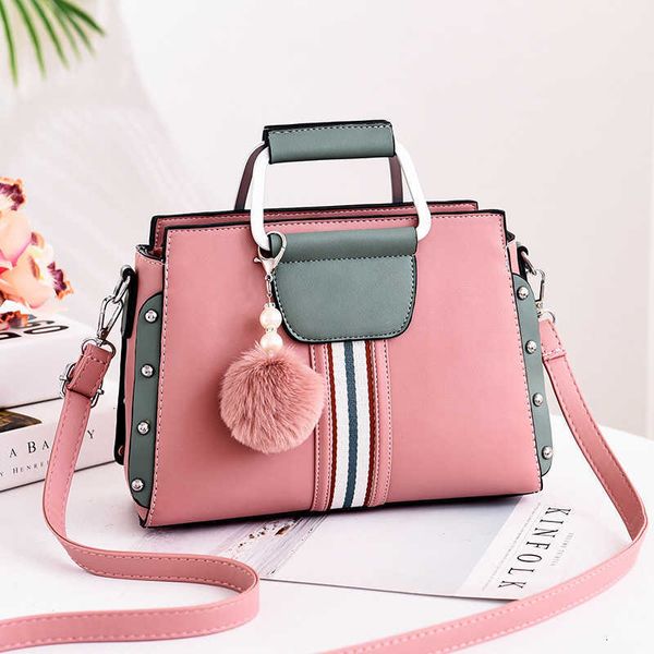 

hbp non-brand fashion handbag women's bag simple large capacity slung one shoulder versatile foreign style autumn and winter color cont