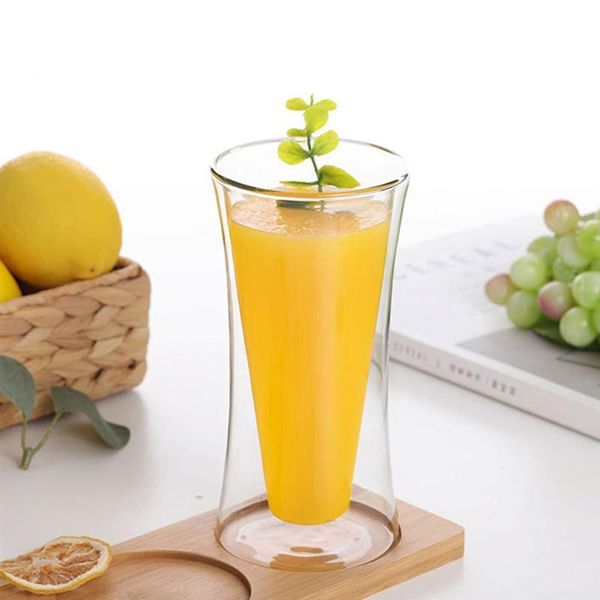

wine glasses 1pc creative glass juice cup mixing cups for home (white)