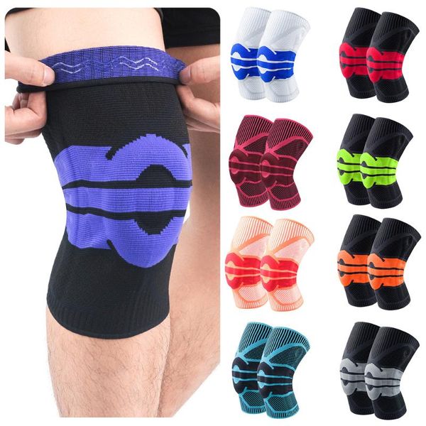 

thickening football volleyball extreme sports knee pads brace support protect basketball cycling protector kneepad elbow &, Black;gray