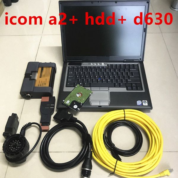 Диагностический инструмент для BMW ICOM A2 B C с новым Rheigold B-MW 1TB HDD V2021 Сканер программирования диагностики плюс ноутбук D630 4GB 4GB