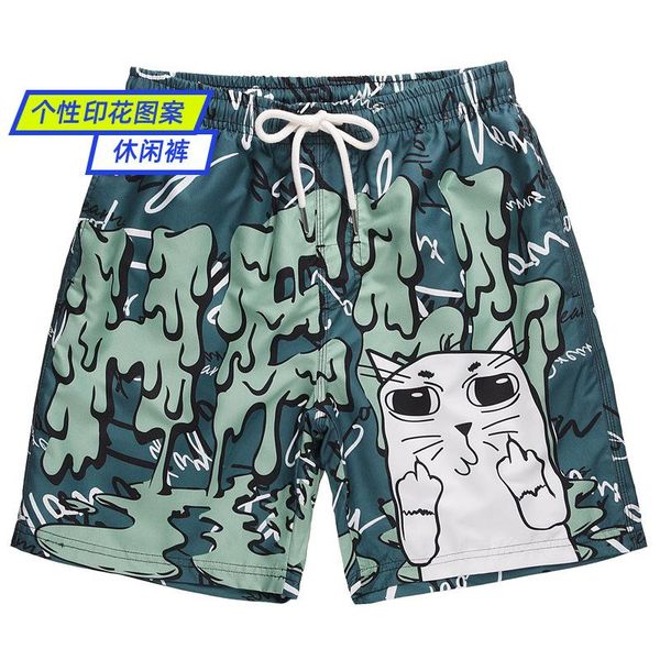 

men's shorts floral big pants american multi color home couple fashion men board anime sweat mens eg50st, White;black